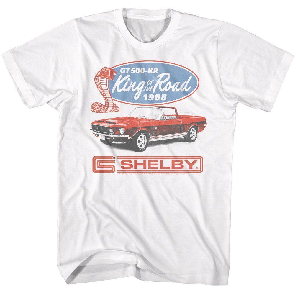 Carroll Shelby Motors Gt500 Kr King White T Shirt